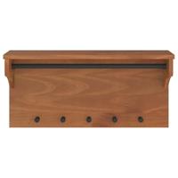Wandkapstok SANDNES 87x30x42 cm massief grenenhout - thumbnail