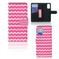 Samsung Galaxy A32 4G | Telefoon Hoesje | Waves Pink - thumbnail
