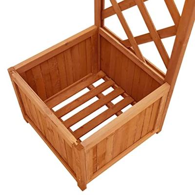 Pergola met plantenbak massief vurenhout Pergola met plantenbak massief vurenhout