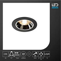 SLV 1003774 NUMINOS S LED-inbouwlamp LED vast ingebouwd 8.5 W Zwart - thumbnail