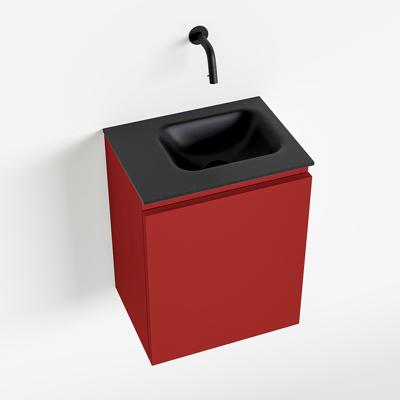 MONDIAZ OLAN 40cm toiletmeubel fire. LEX wastafel urban rechts geen kraangat