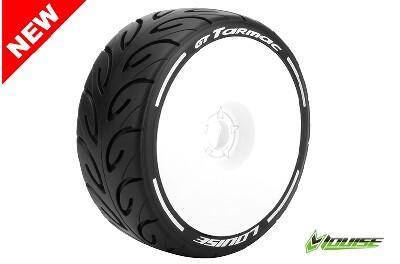 Louise GT-TARMAC - MFT Super Soft banden op witte disc velgen voor 1/8 buggy Louise GT-TARMAC - MFT Super Soft banden op witte disc velgen voor 1/8 buggy