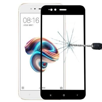 Xiaomi Mi 5 X / A1 0 26 mm 9H hardheid 2.5D Explosieveilig volledig scherm getemperd glas scherm Film(Black)