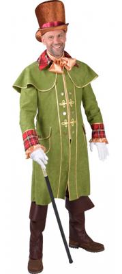 Koetsiersmantel groen