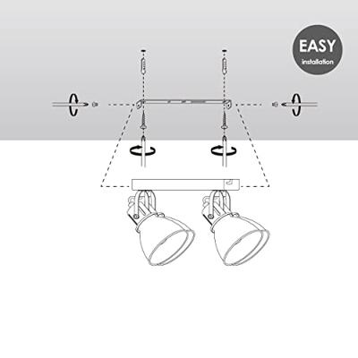 Home sweet home fama 4L LED opbouwspot Ø 23 cm grijs Home sweet home fama 4L LED opbouwspot Ø 23 cm grijs