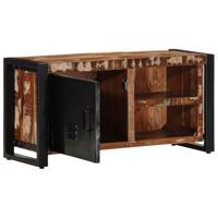 Tv-meubel 80x30x40 cm massief hout gerecycled - thumbnail