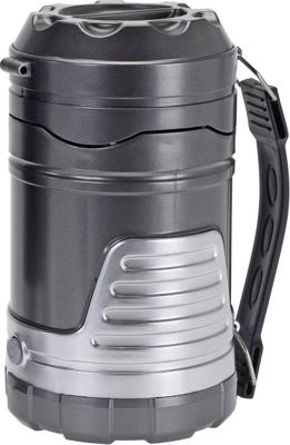 Redcliffs campinglamp LED 24 cm zilvergrijs