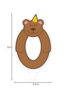Jungle candle 0 bear - thumbnail