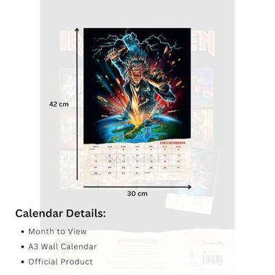 Iron Maiden Kalender 2026 A3