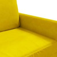 Fauteuil 60 cm fluweel geel - thumbnail
