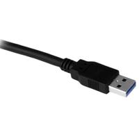 USB-kabel Startech USB3SEXT5DKB Zwart - thumbnail