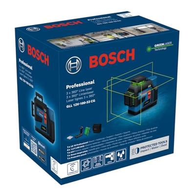 Bosch Blauw GCL 12V-50-22 CG Professional Lijnlaser | 4x batterij 1,5V LR6 (AA) | In Tas - 0601066S00 Bosch Blauw GCL 12V-50-22 CG Professional Lijnlaser | 4x batterij 1,5V LR6 (AA) | In Tas - 0601066S00