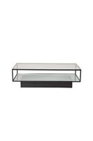 Nohr Salontafel 'Sheema' Glas, 130 x 60cm, kleur Zwart - thumbnail