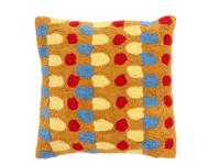 Villa Collection Styles Sierkussen 45 x 45 cm - Oranje/Rood - thumbnail
