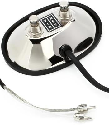 Fender 2-Button Vintage-Style Footswitch RCA jacks voetschakelaar voor Fender versterkers met cinch aansluiting