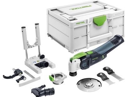 Festool osc 18 li e-basic set oscillerende accu multitool vecturo | zonder accu's en lader - 576592