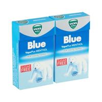 Vicks blue menthol suikervrij minibox (20x 40gr) - thumbnail