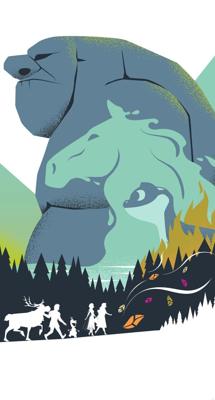 Komar Into Adventure Fotobehang Disney - Frozen - Adventure - IADX3-033