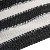 Privacynet 75 g/m² 1,5x10 m HDPE antracietkleurig en wit - thumbnail