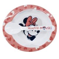 Serviesset ThermoBaby Minnie Microwave Meal Set Bowl + Spoon - thumbnail