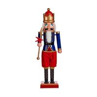 Decoratieve figuren Rood Blauw Notenkraker 18,5 x 81,5 x 16,5 cm Plastic - thumbnail