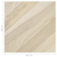 Vloerplanken 20 st zelfklevend 1,86 m PVC gestreept beige - thumbnail