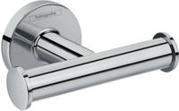 Hansgrohe Logis Universal dubbele handdoekhaak, chroom - thumbnail