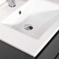 Creavit Badkamermeubelset Sally 60 cm Twee Soft-Close Lades Hoogglans Antraciet - Onderkast Sally 60 cm Hoogglans Antraciet - thumbnail