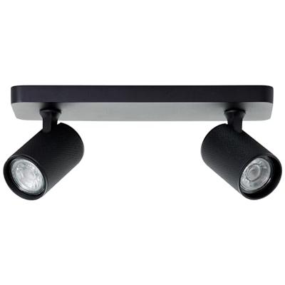 Brilliant 2-lichts opbouwspotMarty zwart - G99202/76
