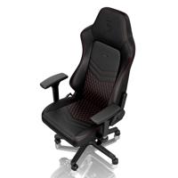 Noblechairs Hero echt leer zwart/rood - thumbnail