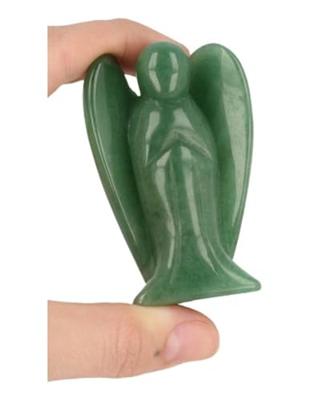 Groene Aventurijn Engel Standbeeld