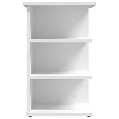 VidaXL Bijzetkast 35x35x55 cm bewerkt hout wit