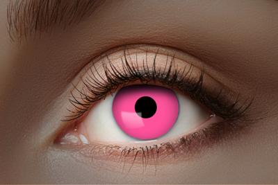 UV Flash Roze kleurlenzen 1 Maand