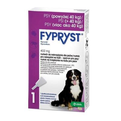 FYPRYST 402mg XL (40-60kg) - druppels tegen vlooien en teken voor honden - 1x4,02ml