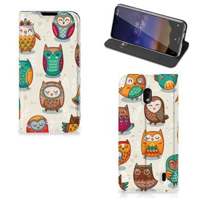 Nokia 2.2 | Hoesje maken | Vrolijke Uilen Nokia 2.2 | Hoesje maken | Vrolijke Uilen