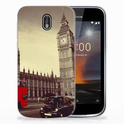Nokia 1 | Silliconen Back Cover | Londen