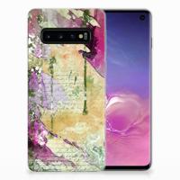 Smartphone hoesje Samsung Galaxy S10 Letter Painting - thumbnail