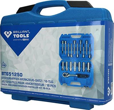 Brilliant Tools BT651250 Schokdempergereedschapsset, 18-delig