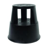 Opstapkruk Quantore 42cm kunststof zwart - thumbnail