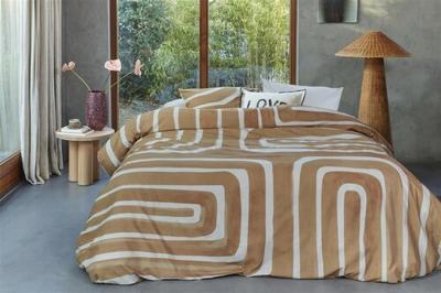 vtwonen Tribe Dekbedovertrek 140 x 200/220 cm - Terra