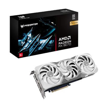 Acer AMD Radeon RX 9070 Videokaart AMD Radeon™ RX 9070 Series 16 GB GDDR6-VRAM PCIe HDMI, DisplayPort