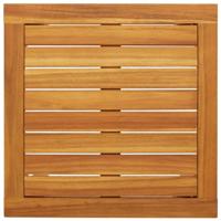 5-delige Loungeset poly rattan en acaciahout zwart - thumbnail