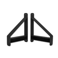 DX Plankdragerset DUO 200x160 mm zwart - thumbnail