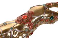 Decoratieve figuren DKD Home Decor 39 x 11 x 10 cm Gouden Koloniaal Panter - thumbnail