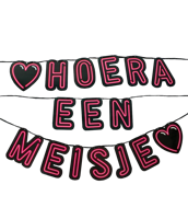 Paperdreams neon slinger hoera meisje! - thumbnail