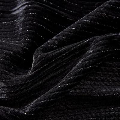 Kinderrokje geplooid 140 lurex zwart