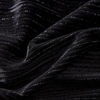 Kinderrokje geplooid 140 lurex zwart - thumbnail