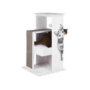 TRIXIE KRABPAAL MARIA WIT/GRIJS 58X58X101 CM