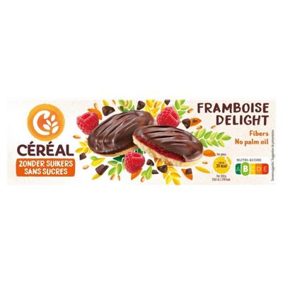 Cereal Koek framboos delight 140 Gram