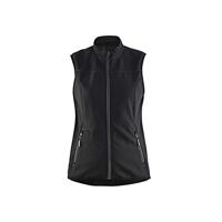 Blåkläder Dames softshell bodywarmer 38512516 | Zwart/Donkergrijs | Maat S - 7330509647844 - thumbnail